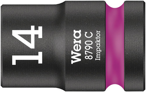 Wera 8790 C IMP (1/2" Drive Impact Sockets) Impact Socket SW 14 pink 05004571001