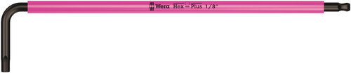 Wera 950 SPKL HEX-PLUS SW 1/8" BRIGHT PINK LONG ARM HEX KEY 05022632001