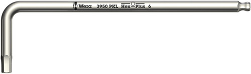 Wera 3950 PKL HEX-PLUS SW 1.5 LONG ARM BALLPOINT HEX KEY 05022700001