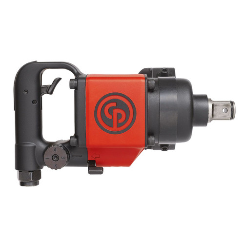 Chicago Pneumatic CP6135-D80 - 1-1/2 Inch Air Impact Wrench, D-Handle with Side Handle, Max Torque Reverse Output 5900 ft. lbf / 8000 Nm, 2800 RPM, Pinless Rocking Dog  6151590380