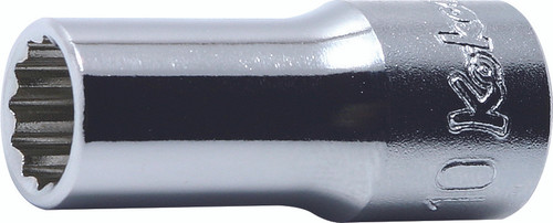 Koken 3305XA-1/2 | 3/8 Sq. Drive, 12-point Socket, Semi-Deep