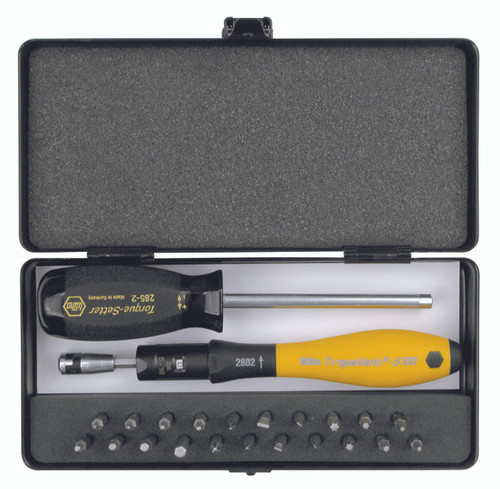 Wiha 28593, TorqueVario-S Micro Bit 24 Pc. Set | Palmac Tool Company