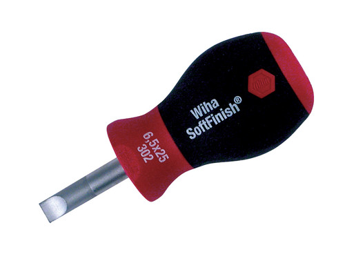 Wiha 30239, SoftFinish® Stubby Slotted Driver 4.0mm