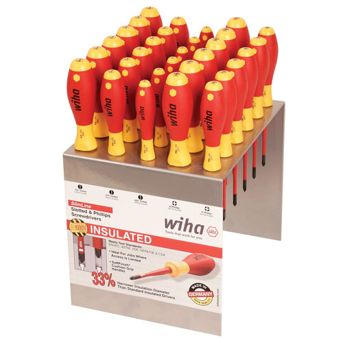 Wiha 32079, Insulated SlimLine Slotted/Phillips Display