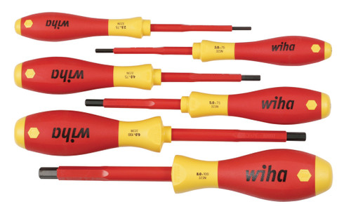 Wiha 32366, Insulated Hex Metric Driver 6 Pc. Set