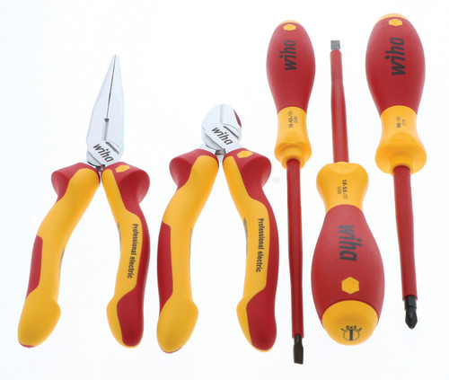 Wiha 32856, Insulated Pliers/Cutters & Drivers Set