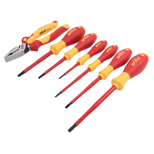 Wiha 32958, 7 PC Insulated Pliers With Drivers