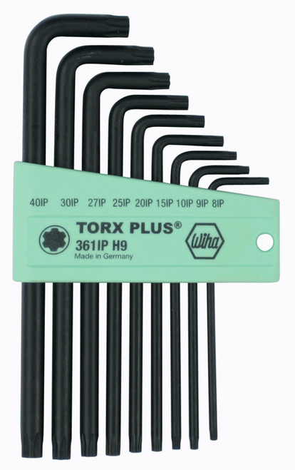 Wiha 36691, TorxPlus® L-Key Long Arm 9 Pc. Set