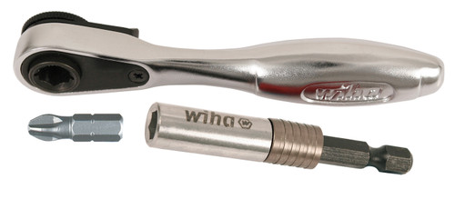 Wiha 38060, Mini Bit Ratchet & SlimFix Set