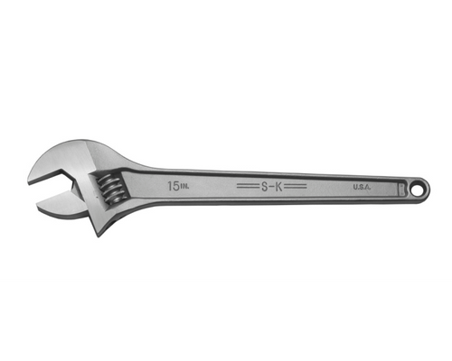 SK Tools - Wrench Adjustable Pl 15 - 8015