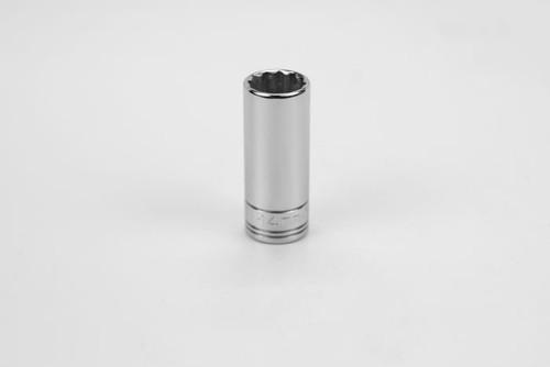 SK Tools - Socket Chrome 3/8dr Deep 12pt 14mm - 8434