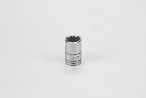 SK Tools - Socket Chrome 1/4dr Standard 12pt 10mm - 43709