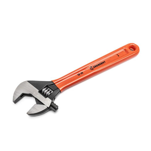 CRESCENT 12" Adjustable Black Oxide Cushion Grip Wrench - Carded - AT212CVS