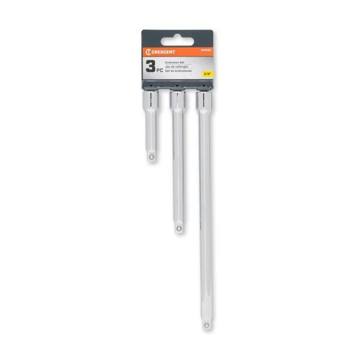 CRESCENT3 Pc. 3/8" Drive Extension Set 3", 6" & 10" - CDTA15C