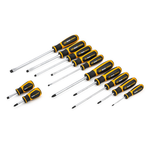 GEARWRENCH 12 Pc. Combination Dual Material  Screwdriver Set 80051H