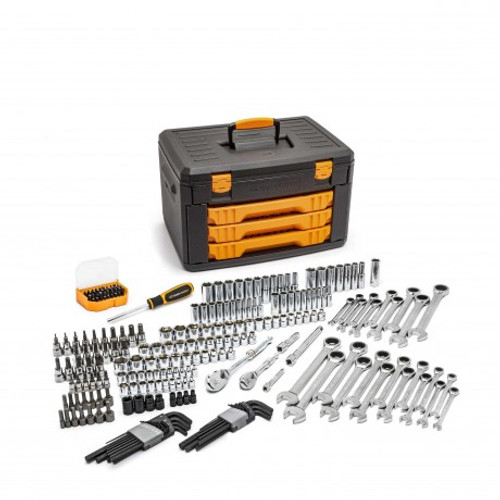 GEARWRENCH 232 Pc. 1/4" and 3/8" Drive 6 and 12  Point SAE/Metric Mechanics Tool Set 80944 Tool Set