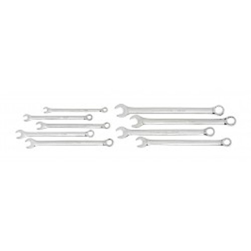 GEARWRENCH 9 Pc. 12 Point Metric Long Pattern Combination Wrench Set with Roll 81932 Wrench Set