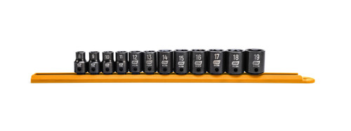 GEARWRENCH 12 Pc. 3/8" Drive 6 Point Standard Impact Metric Socket Set 84911N Socket Set