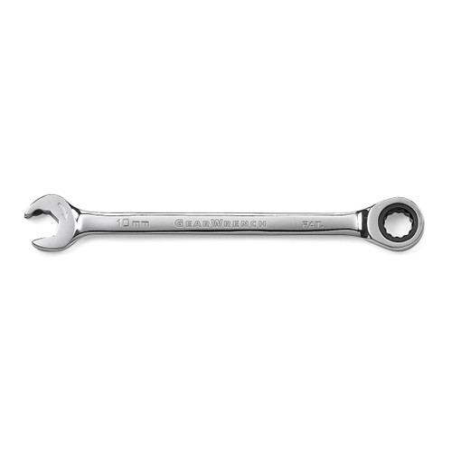 GEARWRENCH 9mm 72-Tooth 12 Point Open End Ratcheting Combination Wrench 85509 Wrench