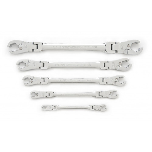 6 Pc. Flex Head Flare Nut Metric Wrench Set