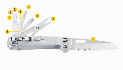 Leatherman FREE K4x Silver  - 832660 MULTI-TOOLS AND KNIVES