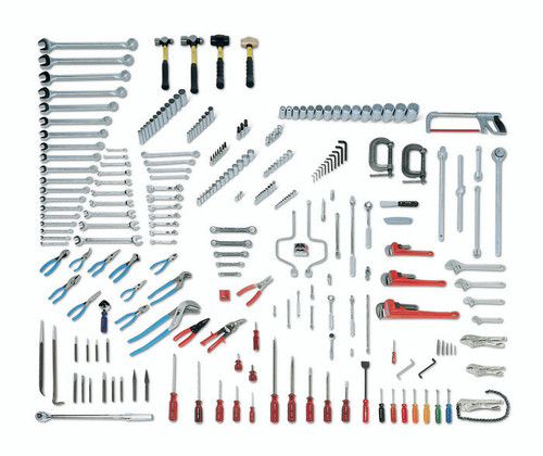 Wright Tool 255 Piece Fractional Intermediate Tool Set 1/4, 3/8, 1/2, 3/4 in Drives