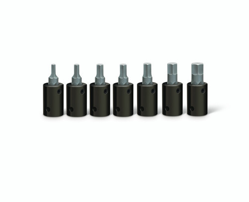 Wright Tool 7 Piece 3/8 in Drive SAE Impact Hex Bit Socket Set, 1/8 - 3/8 in