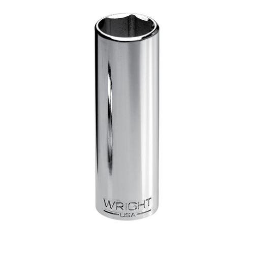 Wright Tool 1/4 in Drive 6-Point SAE Deep Hand Socket, 1/4 in