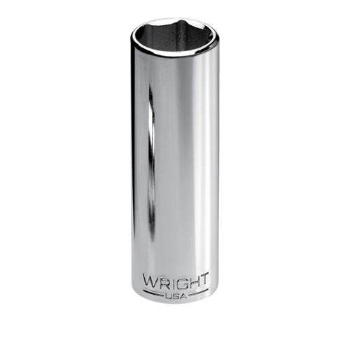 Wright Tool 1/4 in Drive 6-Point SAE Deep Hand Socket, 9/32 in