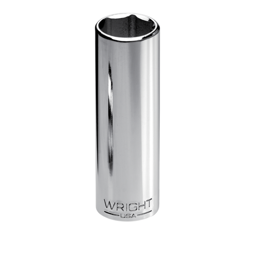 Wright Tool 3/8 in Drive 6-Point Deep SAE Polished Hand Socket, 13/16 in