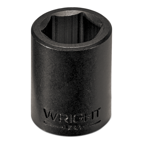 Wright Tool 3/8 in Drive 6-Point Standard SAE Black Oxide Impact Socket, 5/8 in