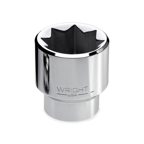 Wright Tool 1/2 in Drive 8-Point Standard SAE Polished Hand Socket, 1/2 in