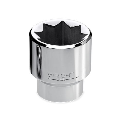 Wright Tool 1/2 in Drive 8-Point Standard SAE Polished Hand Socket, 1 in