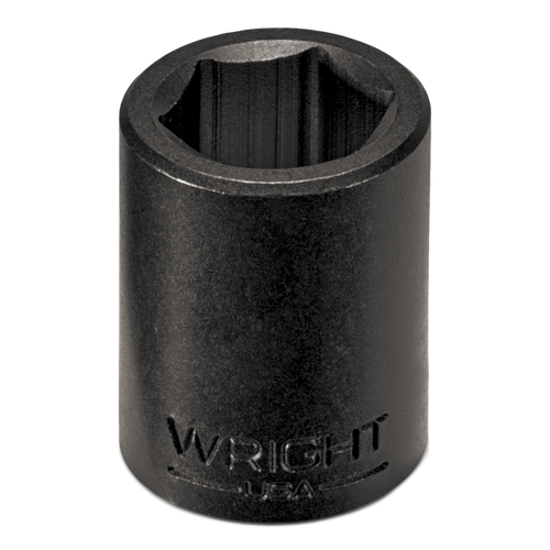 Wright Tool 1/2 in Drive 6-Point Standard SAE Black Oxide Impact Socket, 15/16 in