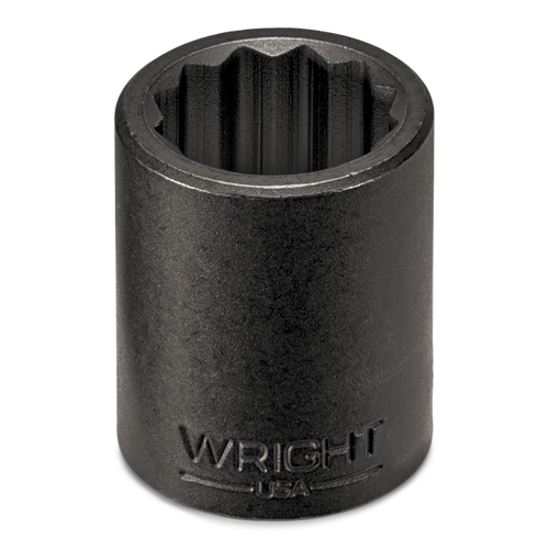 Wright Tool 1/2 in Drive 12-Point Standard SAE Black Oxide Impact Socket, 1-5/16 in