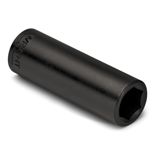 Wright Tool 1/2 in Drive 6-Point Deep SAE Black Oxide Impact Socket, 9/16 in