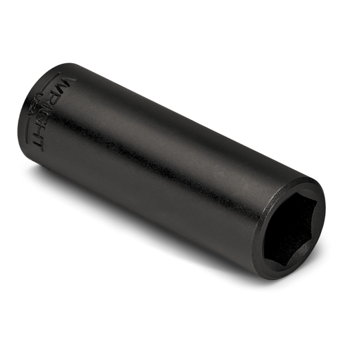 Wright Tool 1/2 in Drive 6-Point Deep SAE Black Oxide Impact Socket, 1-1/8 in