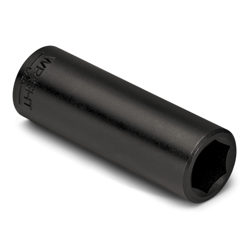 Wright Tool 1/2 in Drive 6-Point Deep SAE Black Oxide Impact Socket, 1-3/16 in