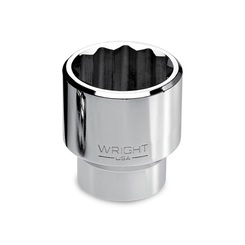 Wright Tool 3/4 in Drive 12-Point Standard SAE Polished Hand Socket, 2 in