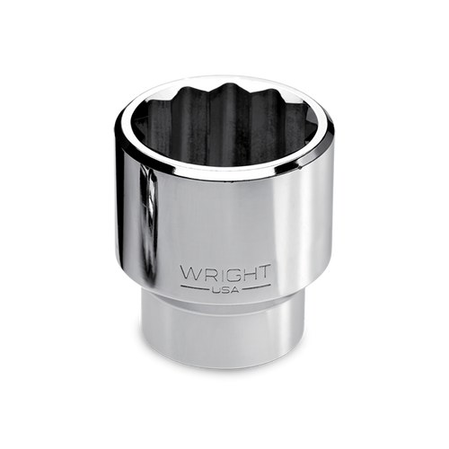 Wright Tool 3/4 in Drive 12-Point Standard SAE Polished Hand Socket, 2-1/16 in