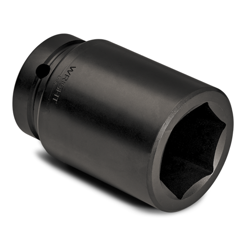 Wright Tool 1 in Drive 6-Point Deep SAE Black Oxide Impact Socket, 1-7/16 in