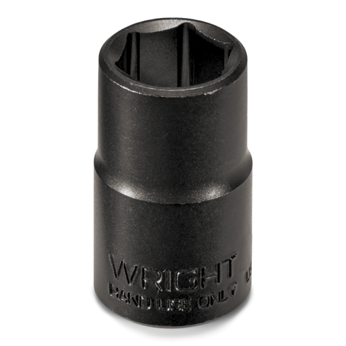 Wright Tool 3/8 in Drive 6-Point Standard SAE Black Industrial Hand Socket, 5/8 in