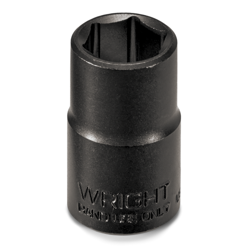 Wright Tool 3/8 in Drive 6-Point Standard SAE Black Industrial Hand Socket, 3/4 in