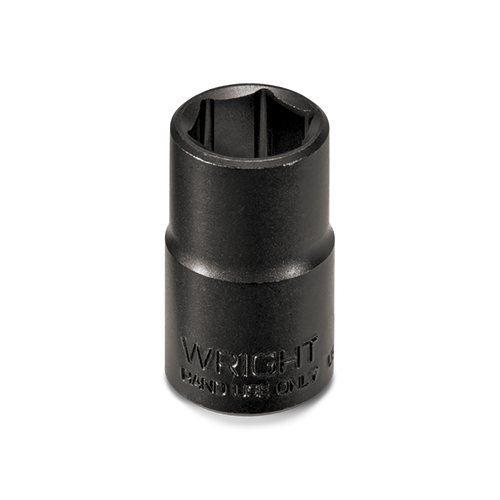 Wright Tool 1/2 in Drive 6-Point Standard SAE Black Industrial Hand Socket, 11/16 in