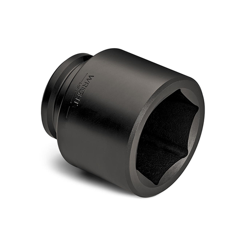 Wright Tool 1-1/2 in Drive 6-Point Standard SAE Black Oxide Impact Socket, 2-1/4 in