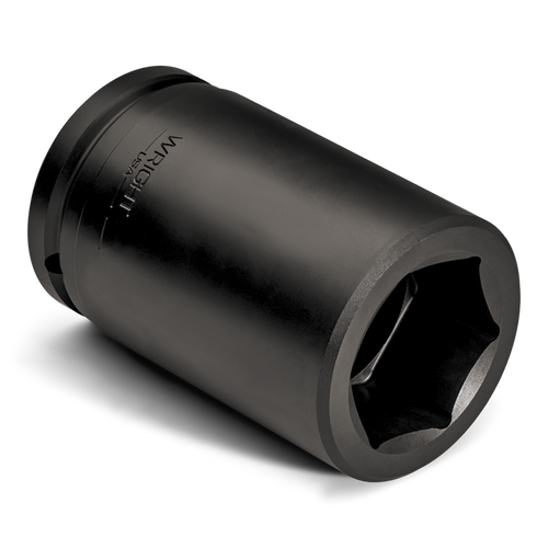 Wright Tool 1-1/2 in Drive 6-Point Deep SAE Black Oxide Impact Socket, 1-3/8 in