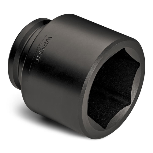 Wright Tool 2-1/2 in Drive 6-Point Standard SAE Black Oxide Impact Socket, 2-1/8 in