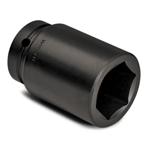 Wright Tool 1 in Drive 6-Point Deep SAE Black Oxide Impact Socket, 4 in