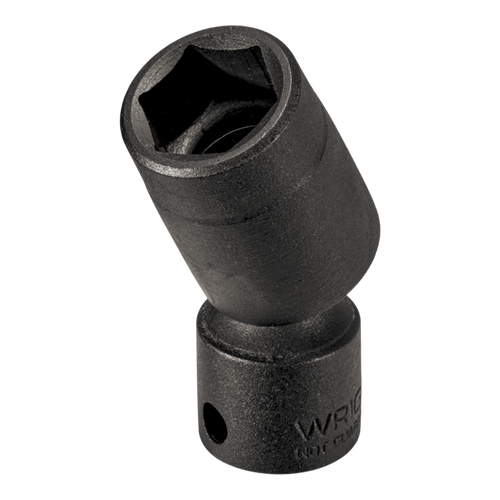 Wright Tool 3/8 in Drive 6-Point Standard Metric Black Oxide Universal Power Socket, 12mm
