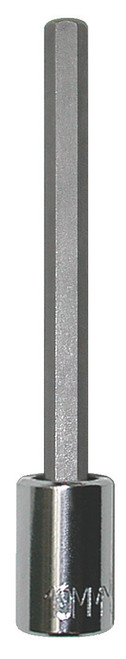 Wright Tool 1/2 in Drive Long Length Metric Hexagon Bit Socket, 10mm